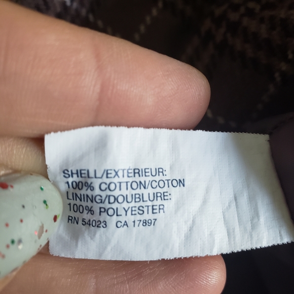 GAP mini skirt plaid brown cotton lined size 10 - Picture 4 of 5